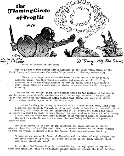 The Flaming Circle of Trogris #14