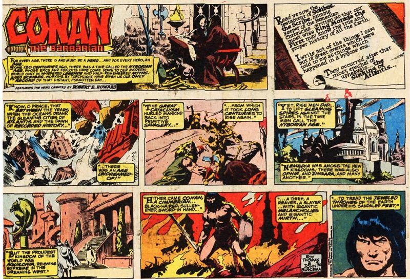 Conan the Barbarian Newspaper Strip