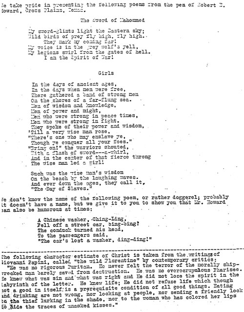 Untitled Letter, August 15, 1992
