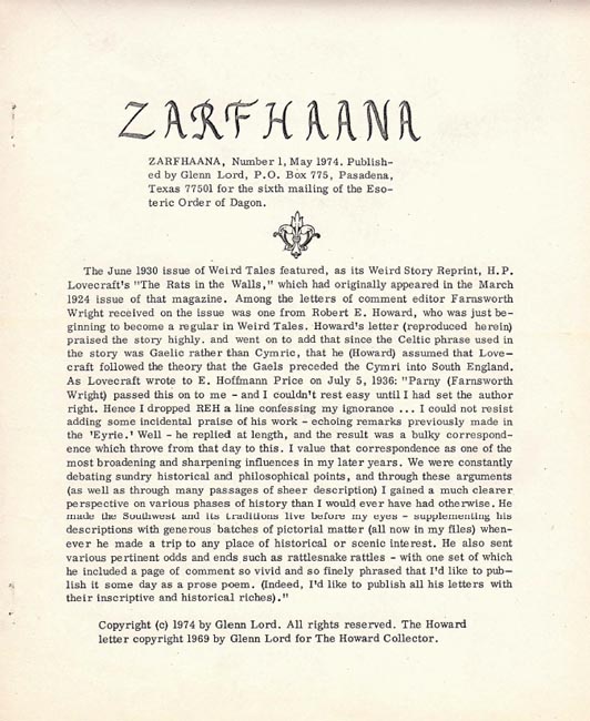 Zarfhaana #1