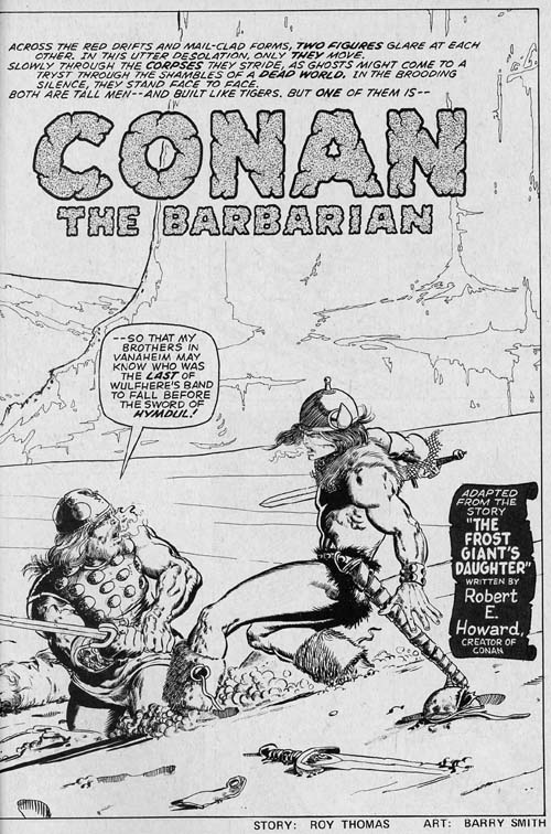 The Savage Sword of Conan Volume 1 Number 1