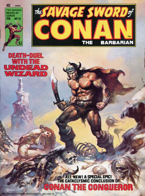The Savage Sword of Conan Volume 1 Number 10