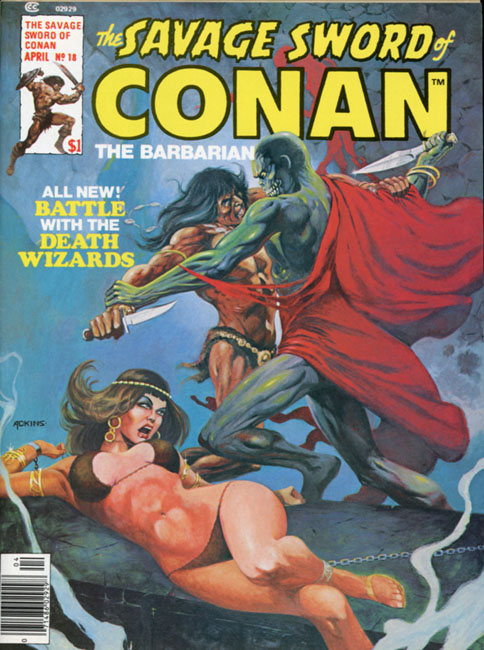 The Savage Sword of Conan Volume 1 Number 18