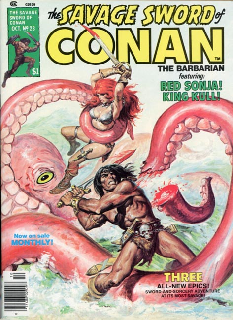 The Savage Sword of Conan Volume 1 Number 23