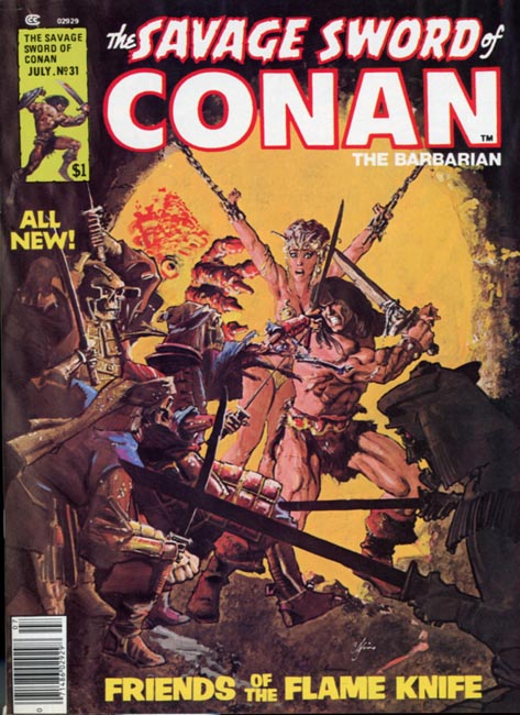 The Savage Sword of Conan Volume 1 Number 31