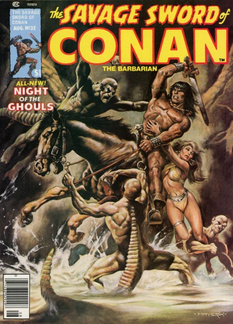 The Savage Sword of Conan Volume 1 Number 32