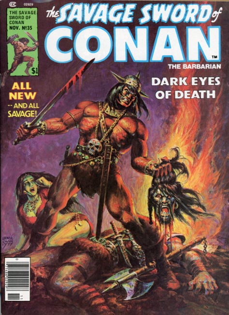 The Savage Sword of Conan Volume 1 Number 35