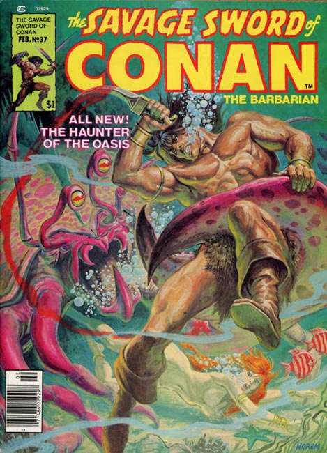 The Savage Sword of Conan Volume 1 Number 37