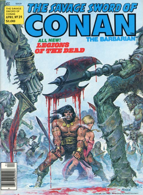 The Savage Sword of Conan Volume 1 Number 39