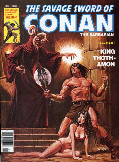 The Savage Sword of Conan Volume 1 Number 43