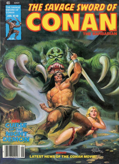 The Savage Sword of Conan Volume 1 Number 48