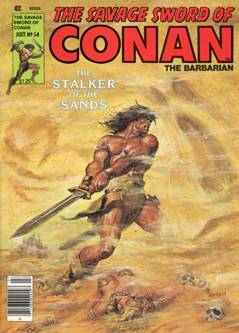 The Savage Sword of Conan Volume 1 Number 54