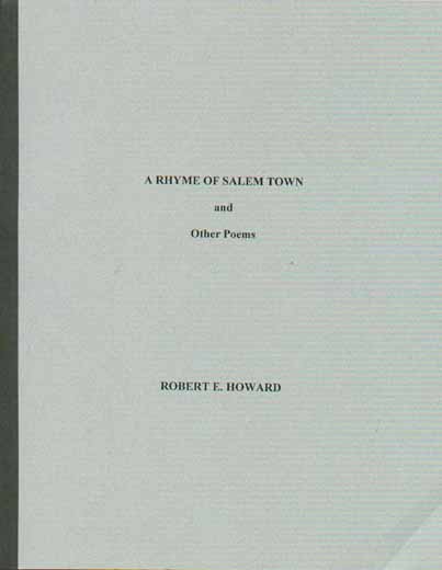 A Rhyme of Salem Town and Other Poems