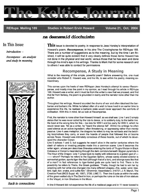 The Keltic Journal
