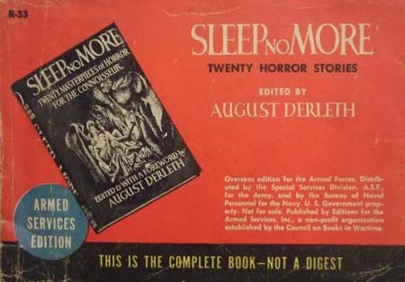 Sleep No More: Twenty Masterpieces of Horror for the Connoisseur