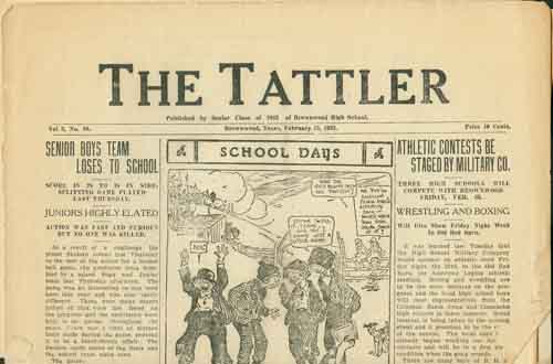 The Tattler Volume 3 Number 10