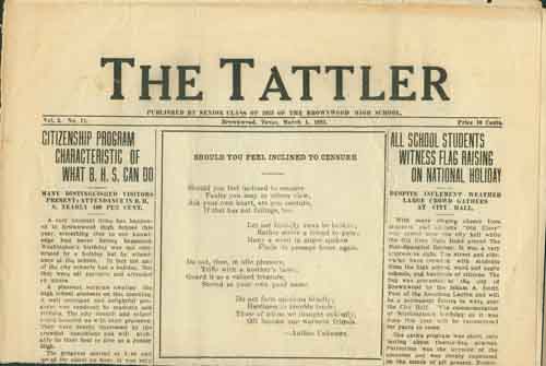 The Tattler Volume 3 Number 11