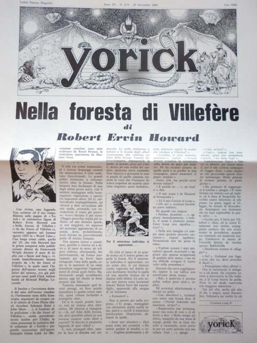 Yorick Fantasy Magazine 8/9