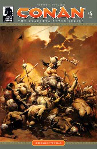 Conan - The Frazetta Cover Series #4: The Hall of the Dead