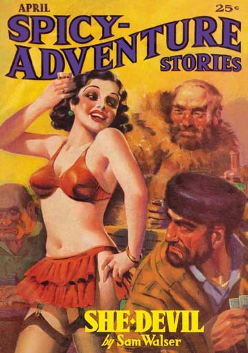 Spicy-Adventure Stories April 1936