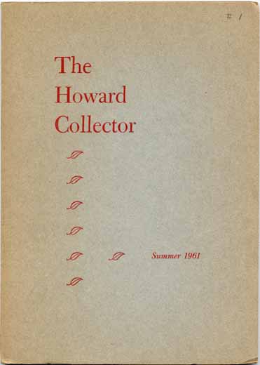 The Howard Collector #1