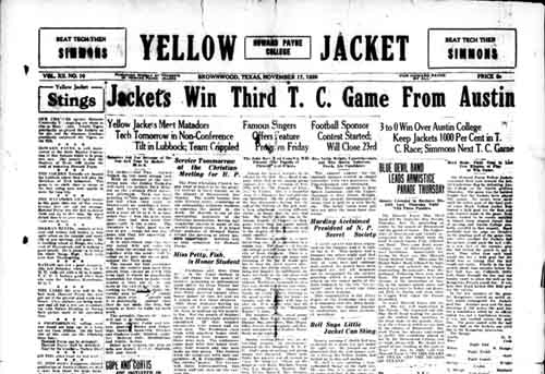 The Yellow Jacket Volume XIII Number 10
