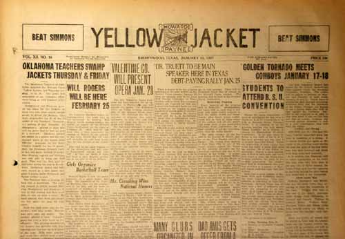 The Yellow Jacket Volume XIII Number 16