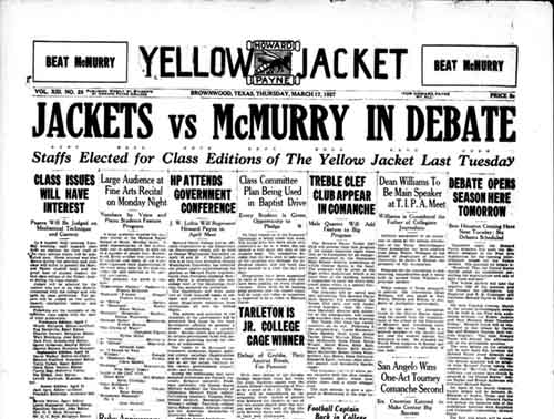 The Yellow Jacket Volume XIII Number 25