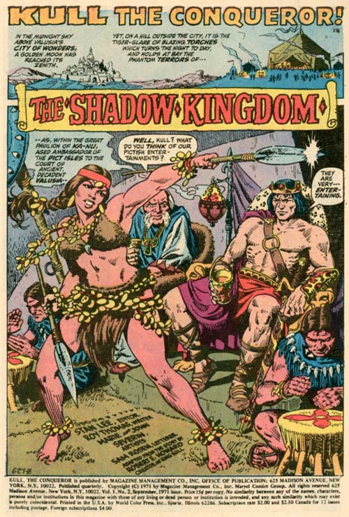Kull the Conqueror Volume 1 Number 2