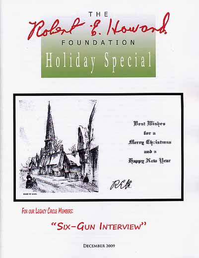 Robert E. Howard Foundation Holiday Special
