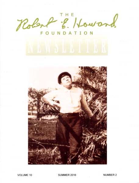 Robert E. Howard Foundation Newsletter Volume 10 Number 2