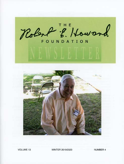 Robert E. Howard Foundation Newsletter Volume 13 Number 4