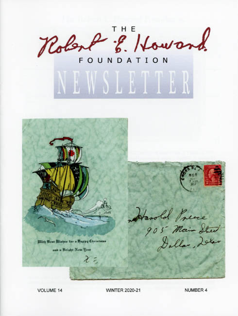 Robert E. Howard Foundation Newsletter Volume 14 Number 4