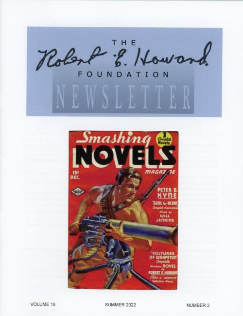 Robert E. Howard Foundation Newsletter Volume 16 Number 2