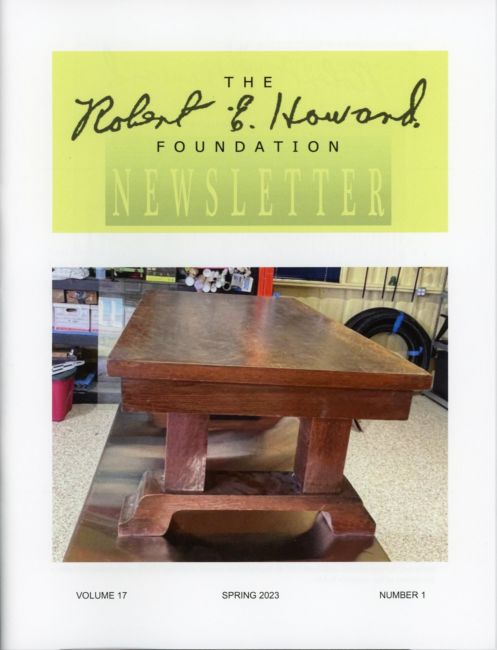 Robert E. Howard Foundation Newsletter Volume 17 Number 1