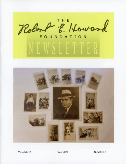 Robert E. Howard Foundation Newsletter Volume 17 Number 3