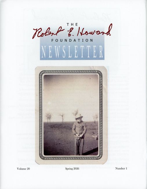 Robert E. Howard Foundation Newsletter Volume 20 Number 1