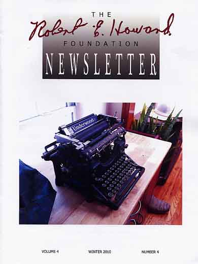 Robert E. Howard Foundation Newsletter Volume 4 Number 4