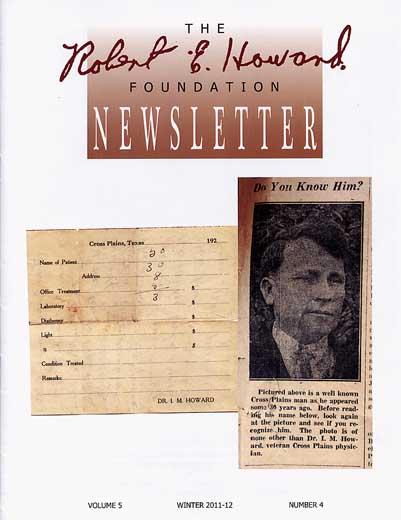 Robert E. Howard Foundation Newsletter Volume 5 Number 4