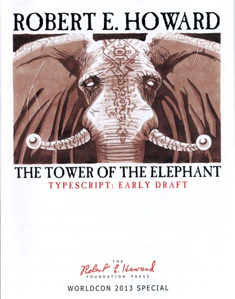 The Tower of the Elephant: Typescript - Early Draft