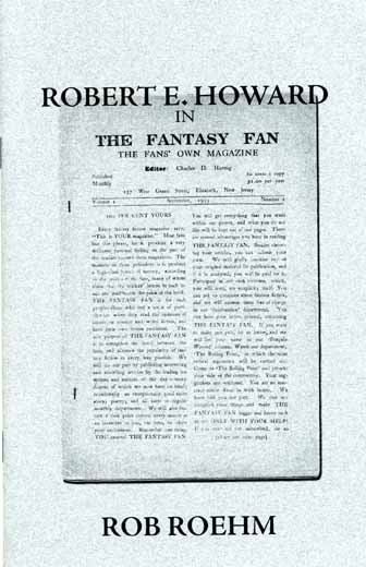 Robert E. Howard in The Fantasy Fan