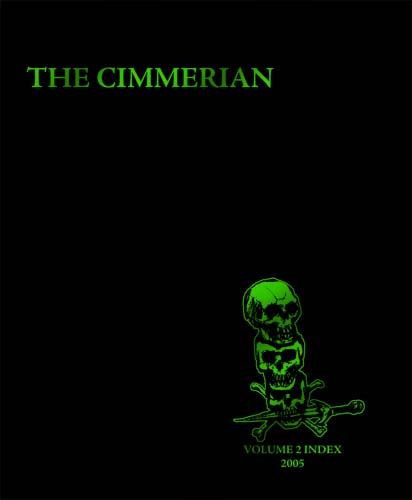 The Cimmerian Volume 2 Index