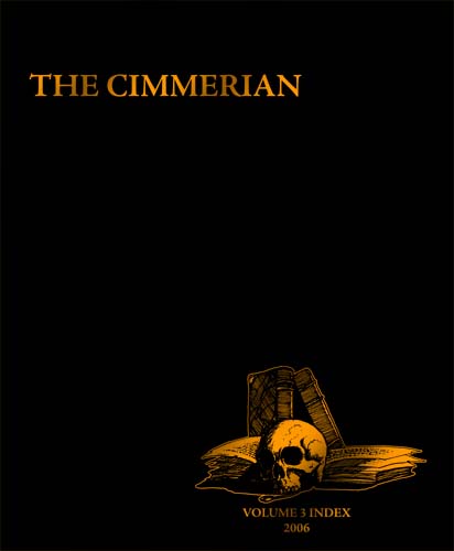 The Cimmerian Volume 3 Index