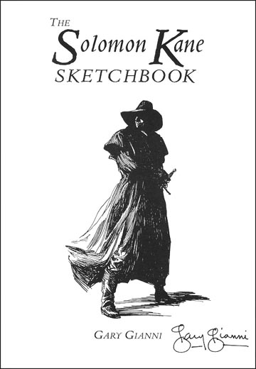Soloman Kane Sketchbook Title Page